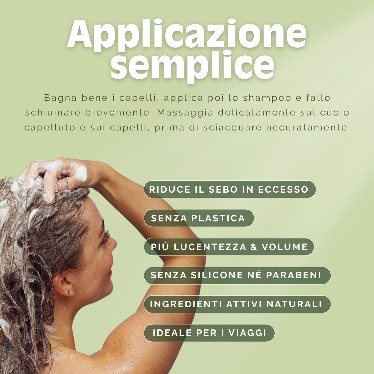 VitalizeNature Wild Freshness Shampoo Bar – Ortica & Rosmarino per Capelli Grassi