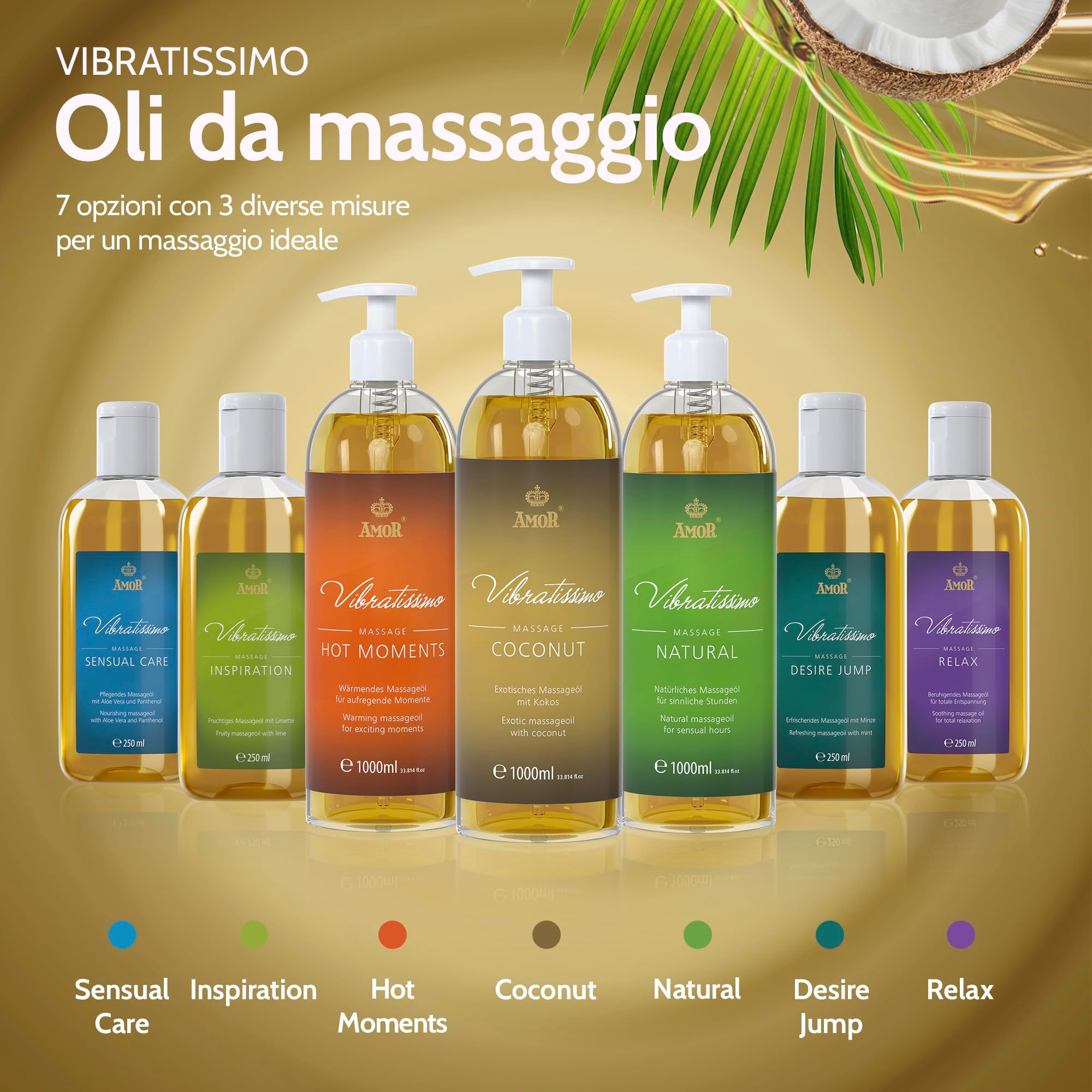 Vibratissimo Olio da Massaggio Coconut