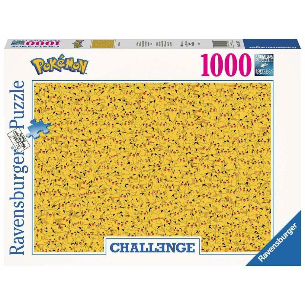 Puzzle Pokémon Challenge Pikachu (1000 pezzi)