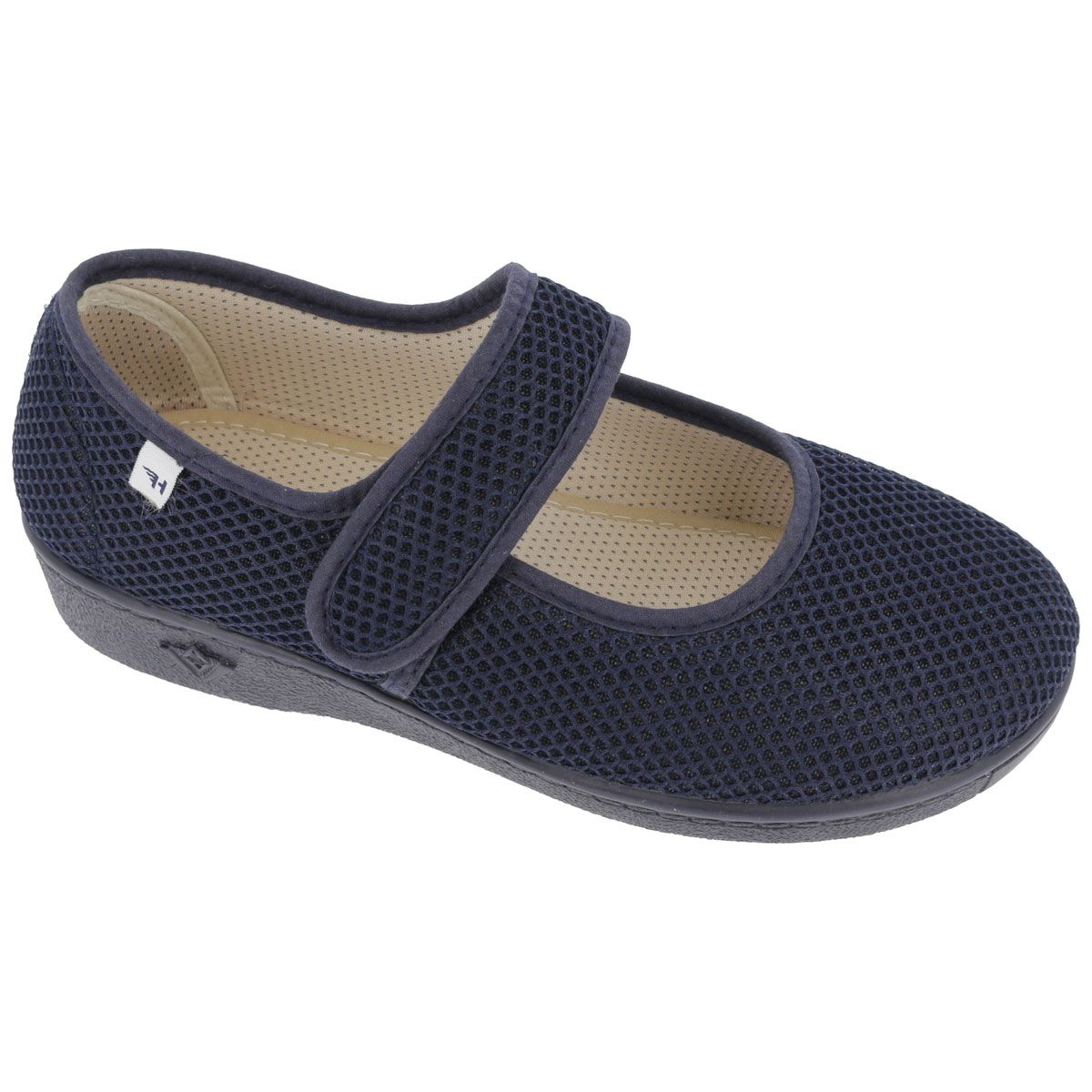 Hergos H041 - Scarpa bebé comoda in tessuto rete con velcro per allacciatura personalizzata