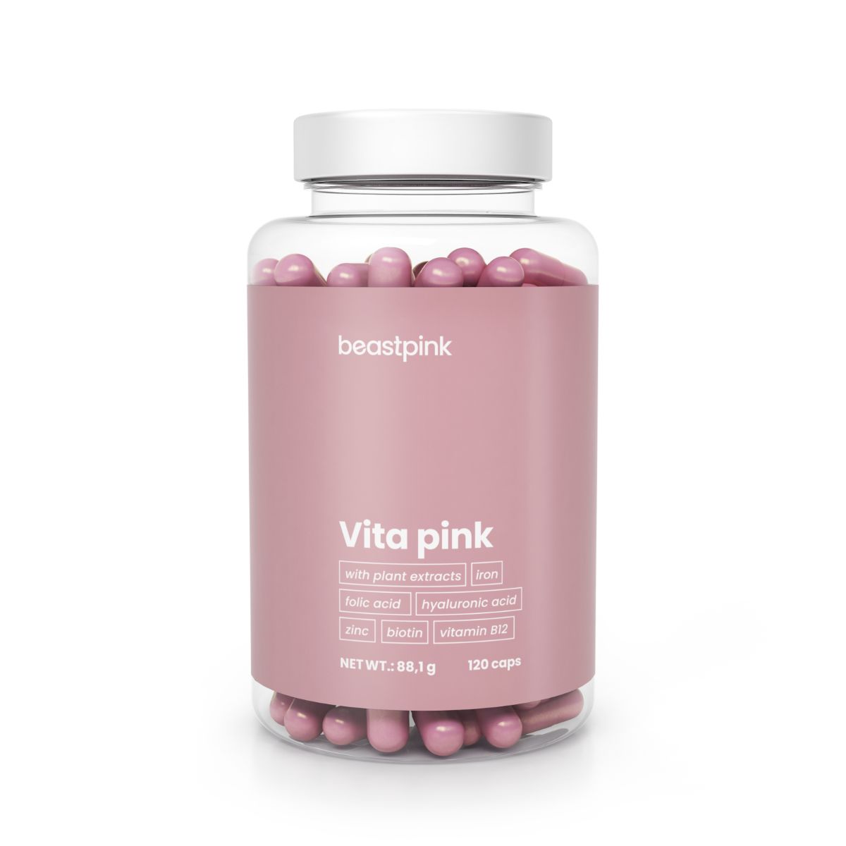 GymBeam Vita Pink multivitaminico con vitamine e minerali in capsule