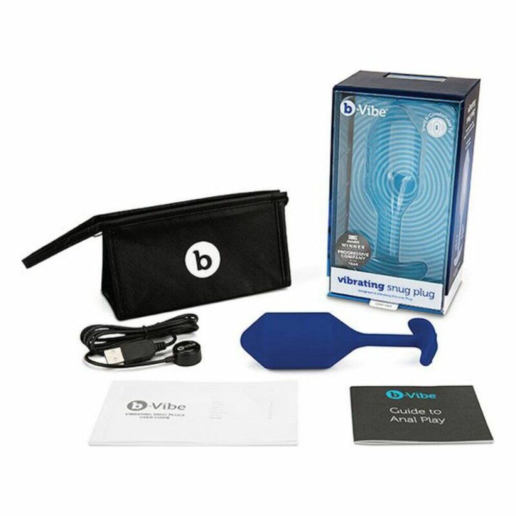 b-Vibe Vibrating Snug Plug xl Navy