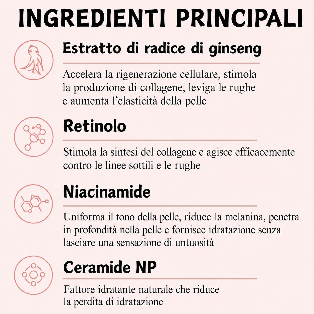 SUMMISHI Korean Skincare Crema Contorno Occhi al Ginseng + Retinal e Patch Occhi