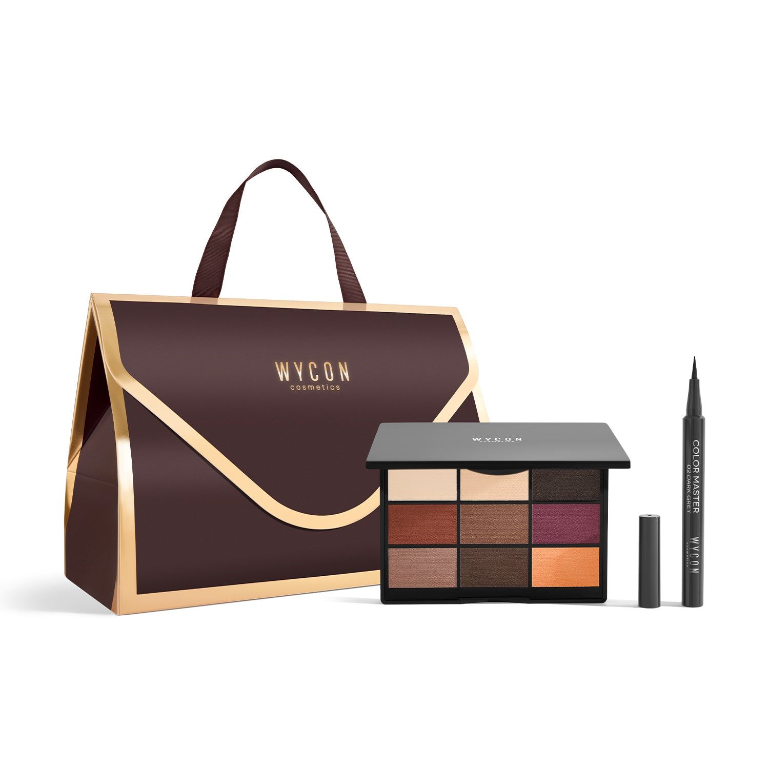 WYCON cosmetics EYES ON THE GO PALETTE + EYELINER