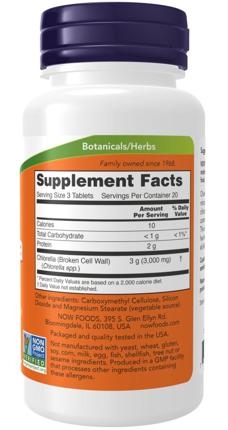 Retro del flacone. Scritta: Supplement Facts. Contiene informazioni nutrizionali e ingredienti. Sigillo vegano.