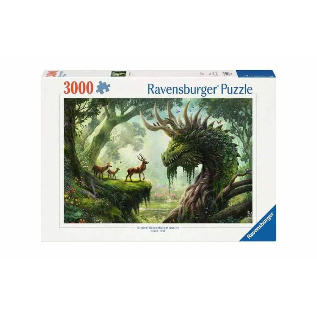 Ravensburger originale Un puzzle di qualità Il drago della foresta si sveglia (3000 pezzi)