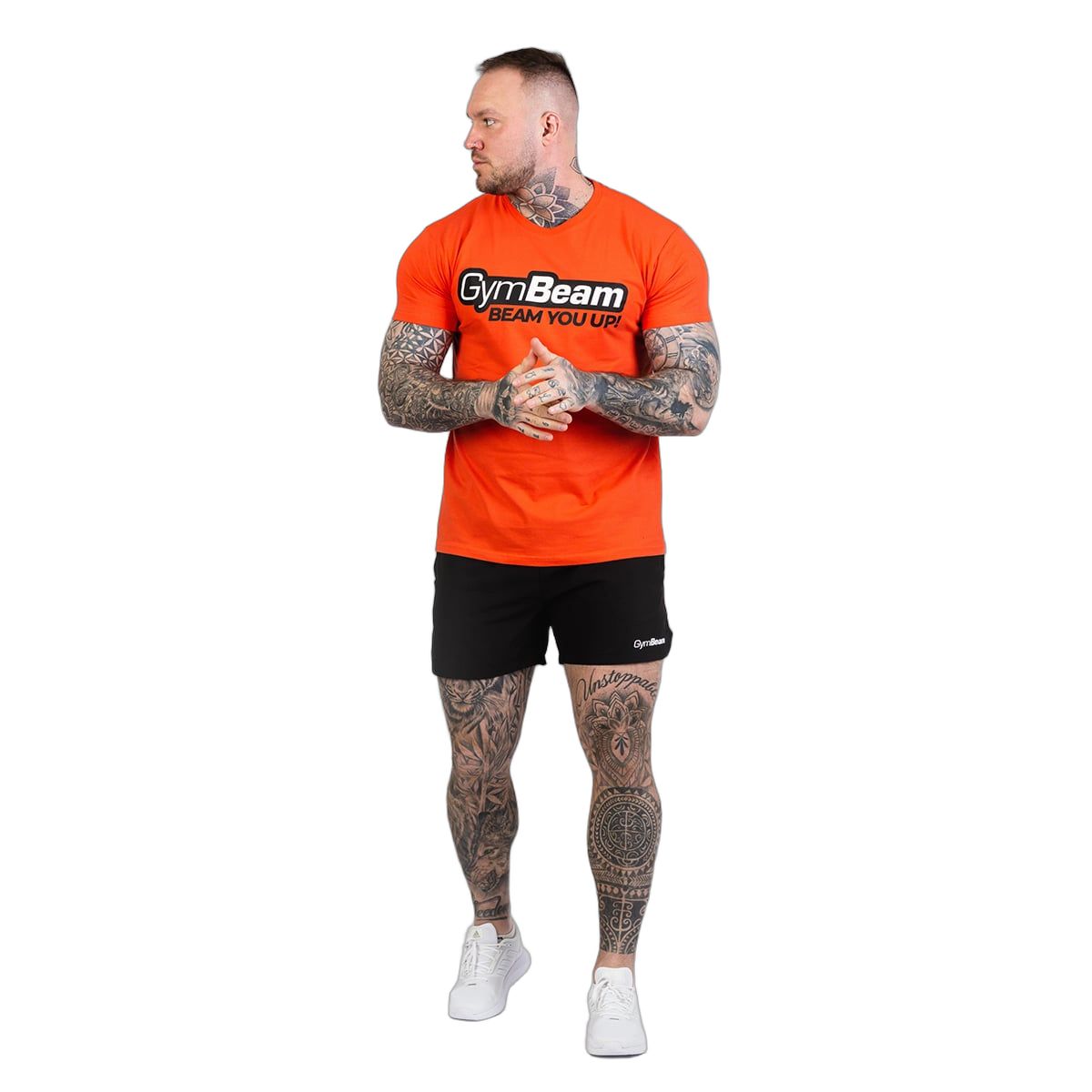GymBeam T-shirt uomo Beam Orange regular