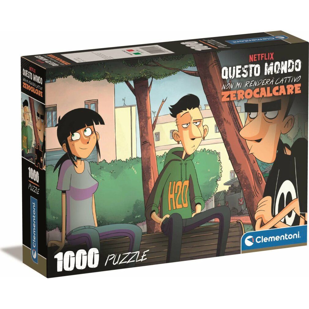 clementoni Puzzle Netflix: Questo mondo non può prendermi (Zerocalcare iii) 1000 pezzi