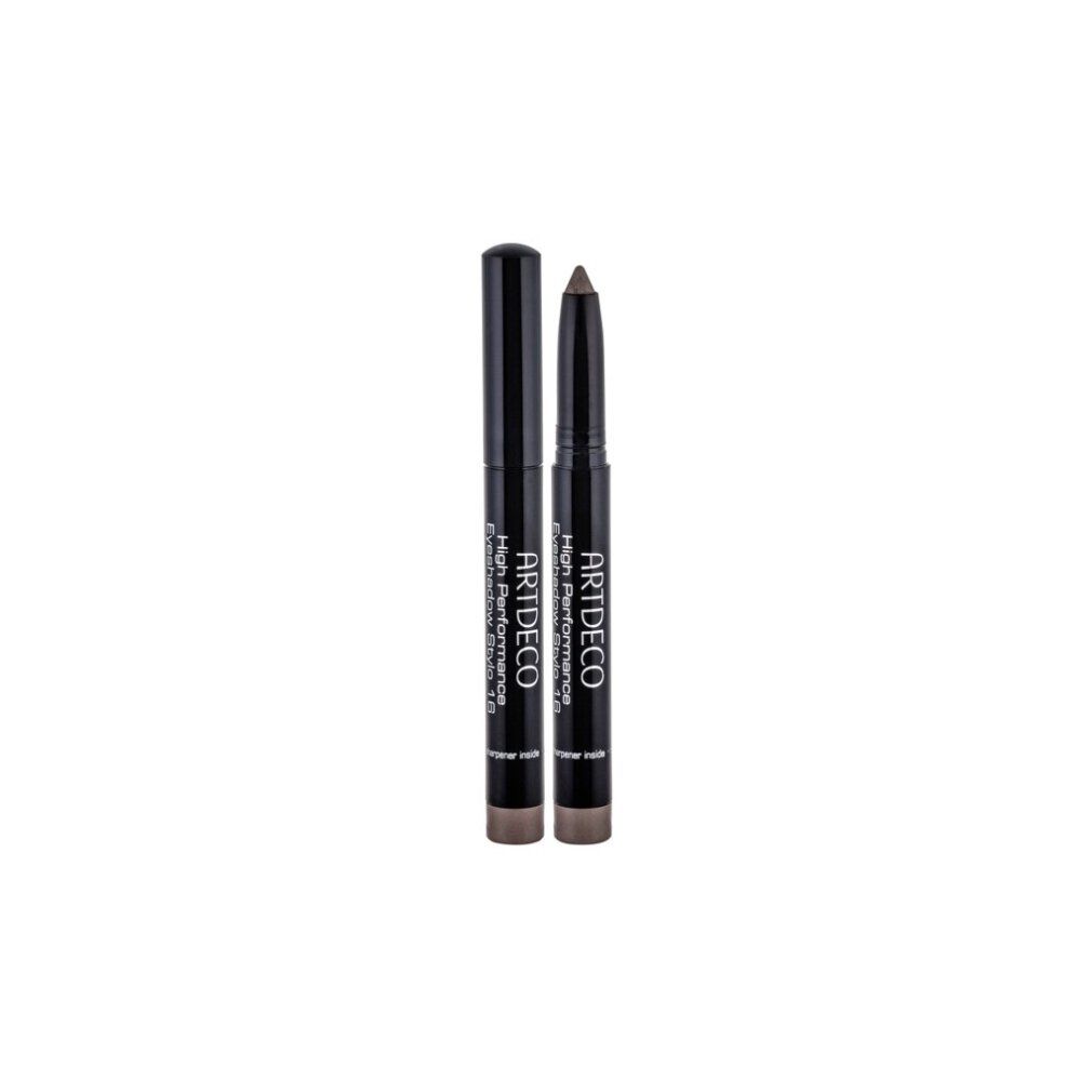 Due matite ombretto. Matite nere con mina grigia. Scritta: ARTDECO High Performance Eyeshadow Stylo 08.