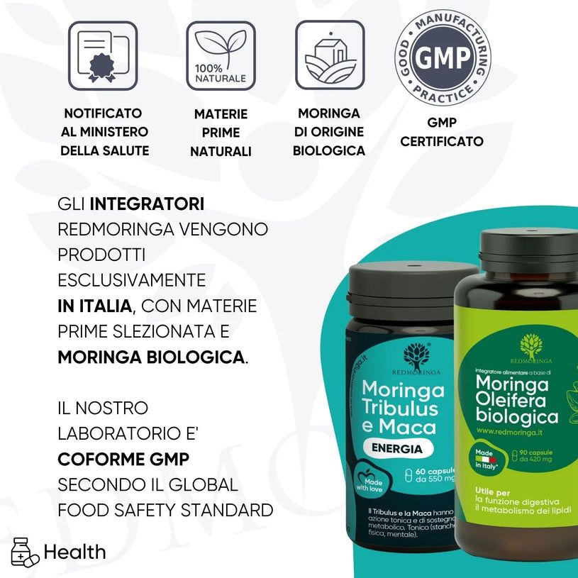 RedMoringa BOOST – TRATTAMENTO ENERGETICO 180 Capsule