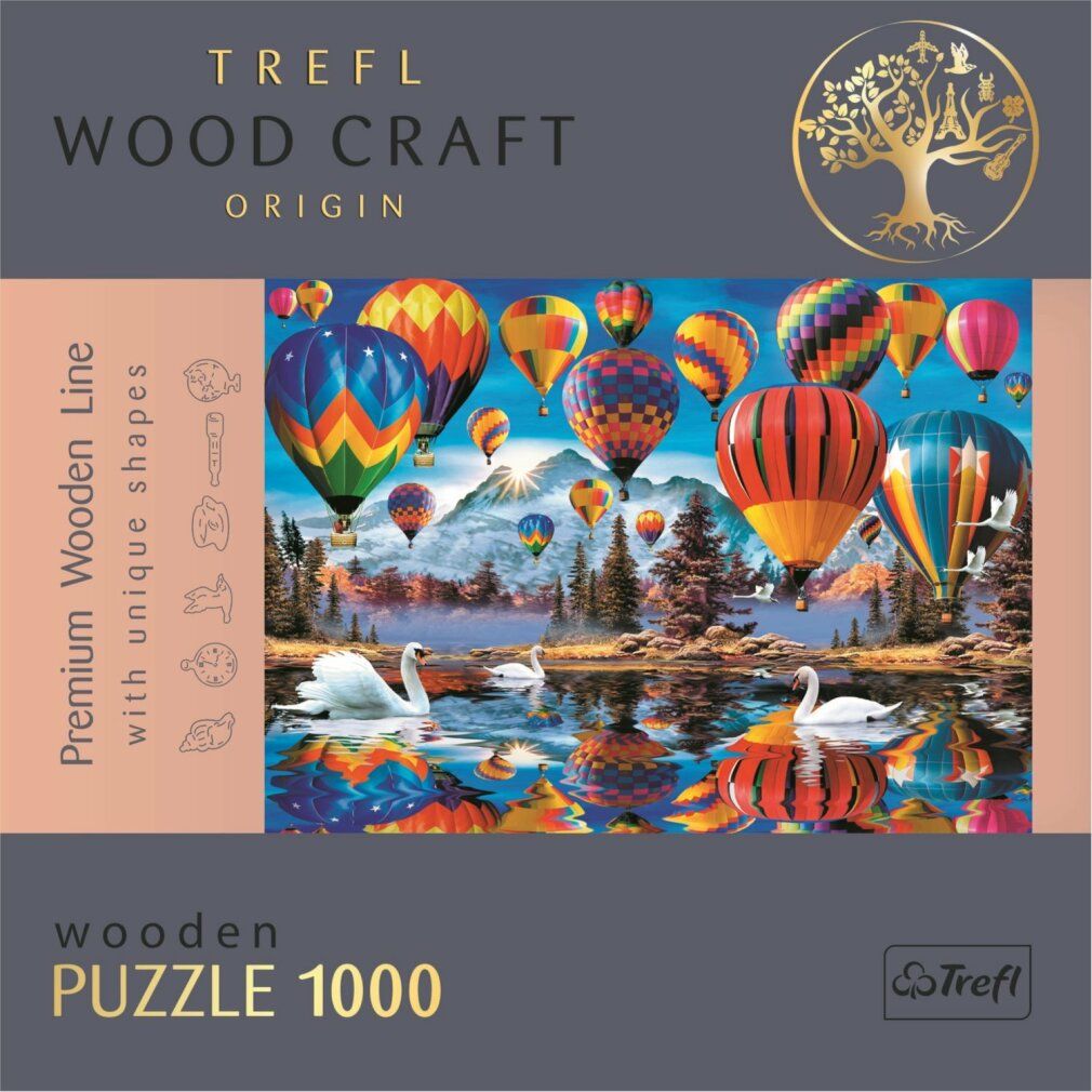 trefl Legno Artigianato Origine Puzzle Palloncini colorati 1000 pezzi