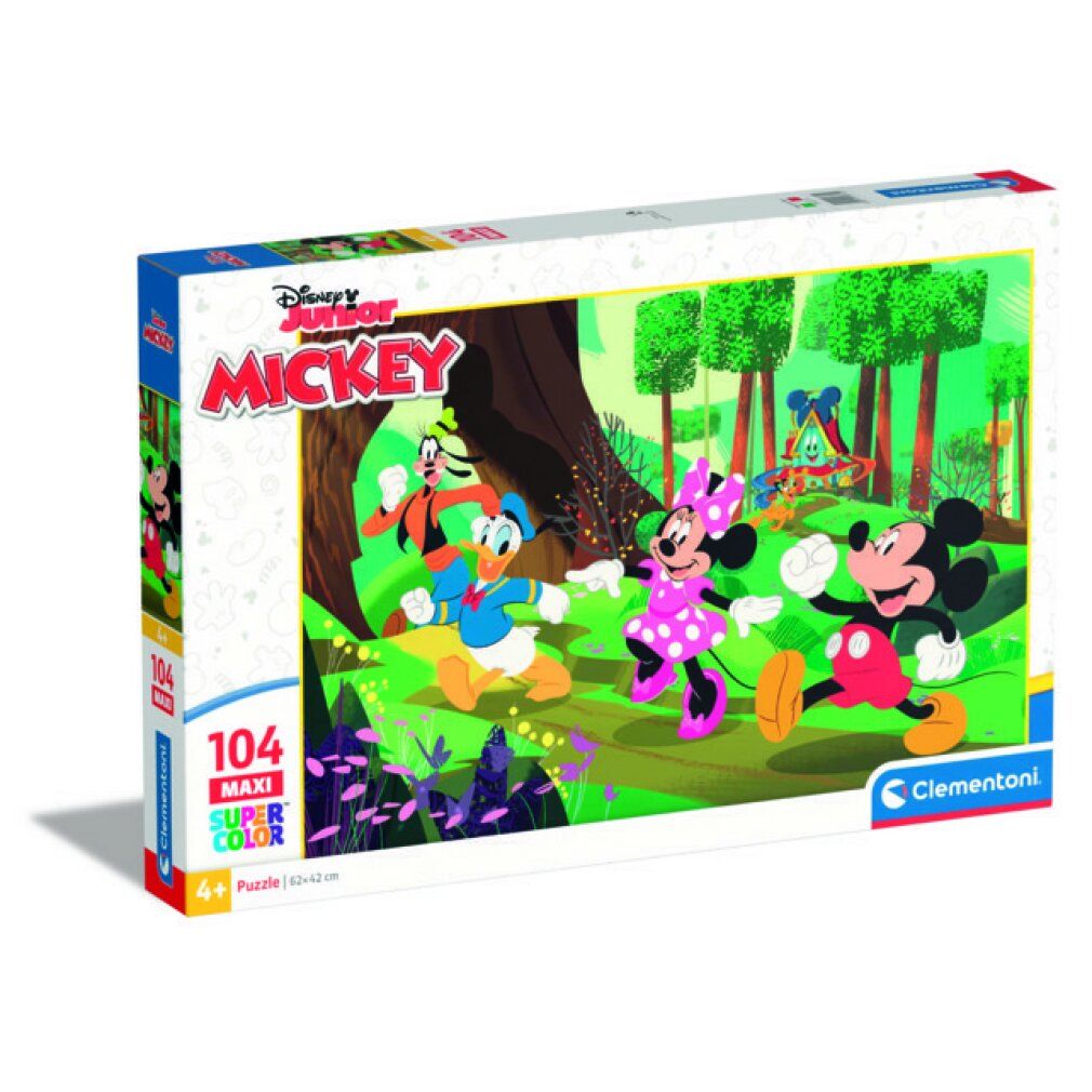 clementoni Puzzle Mickey e amici maxi 104 pezzi