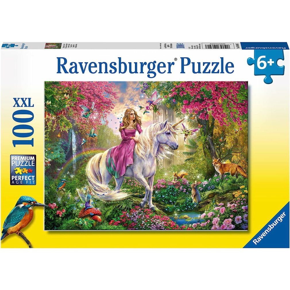Puzzle 100 pezzi xxl Cavalcata magica da 6 anni