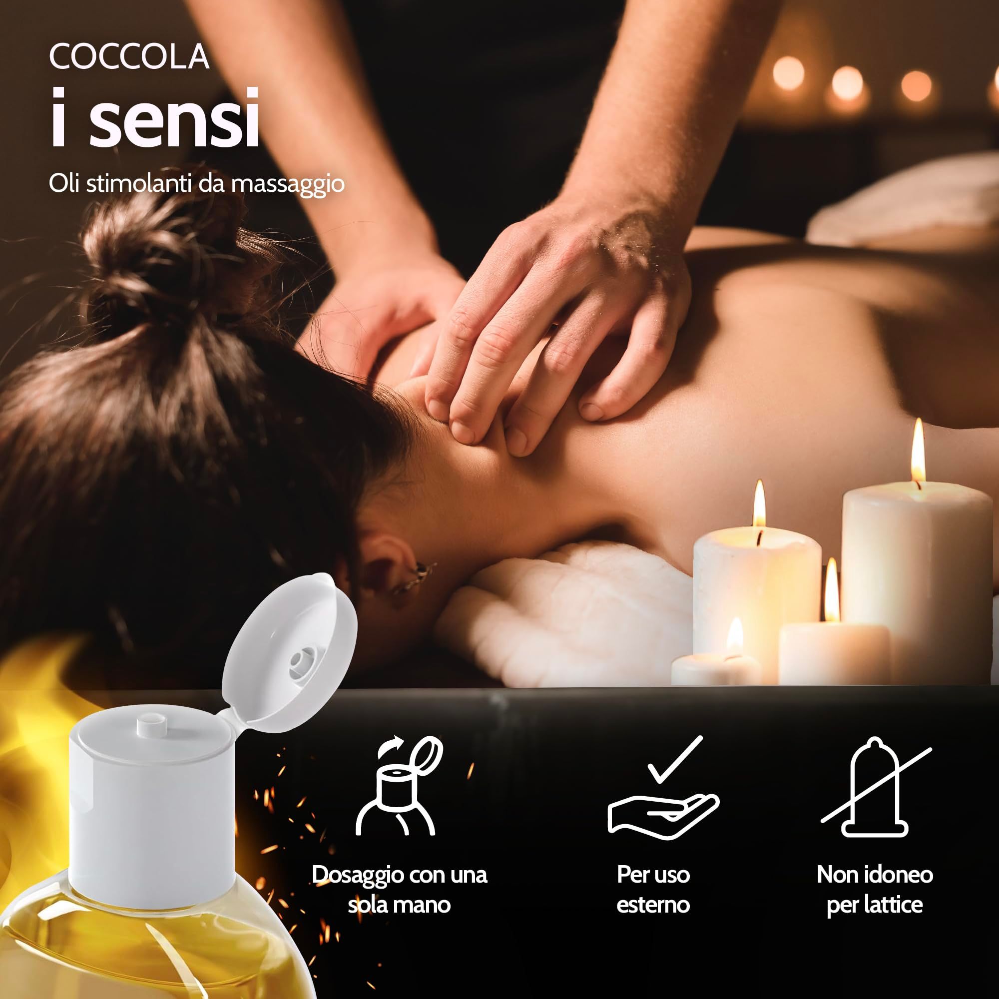 Vibratissimo Olio da Massaggio Hot Moments