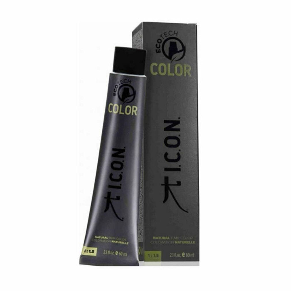 Tubo e confezione neri con scritta COLOR e I.C.O.N. Scritta. Colori naturali. 1:1,5. 2,1 fl.oz 60 ml.