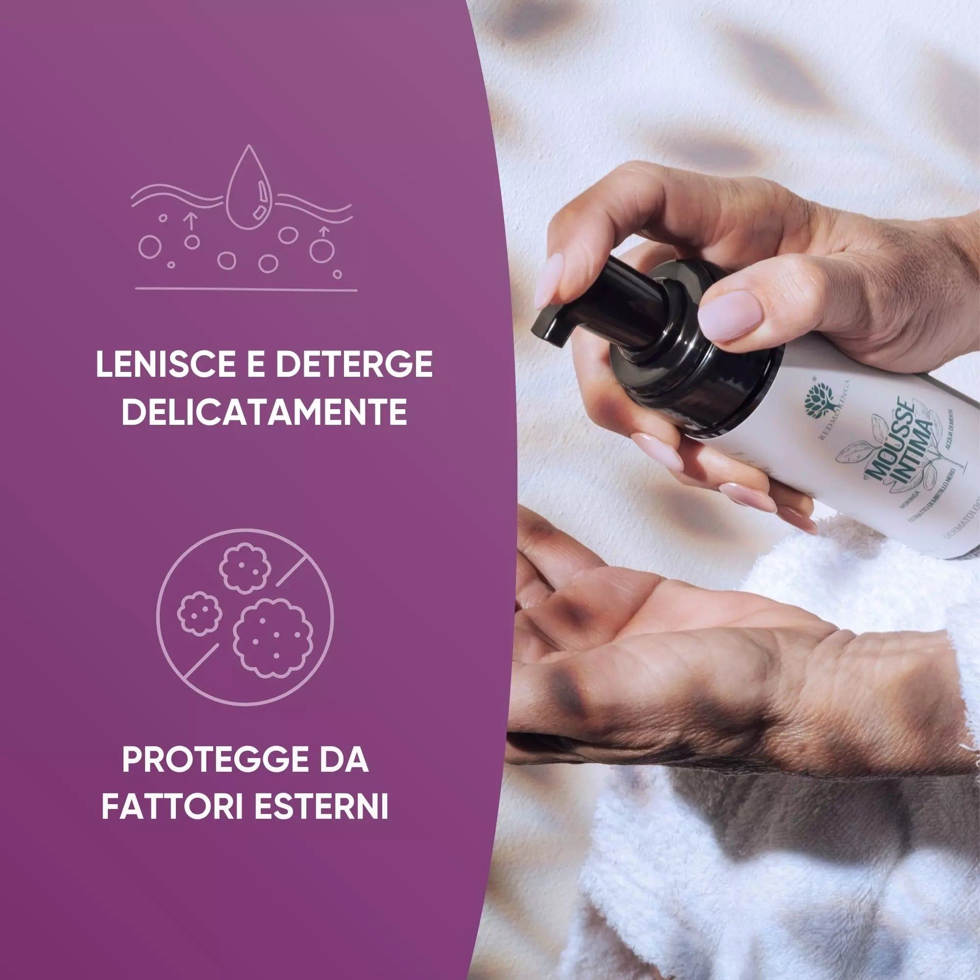 RedMoringa Mousse Detergente Intima Delicata – Uso Quotidiano