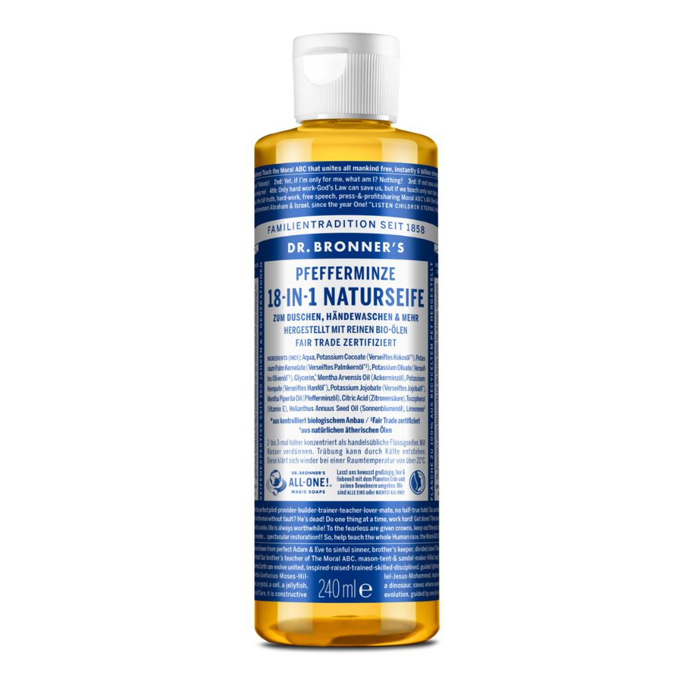 Sapone liquido alla menta piperita del Dr. Bronner 2
