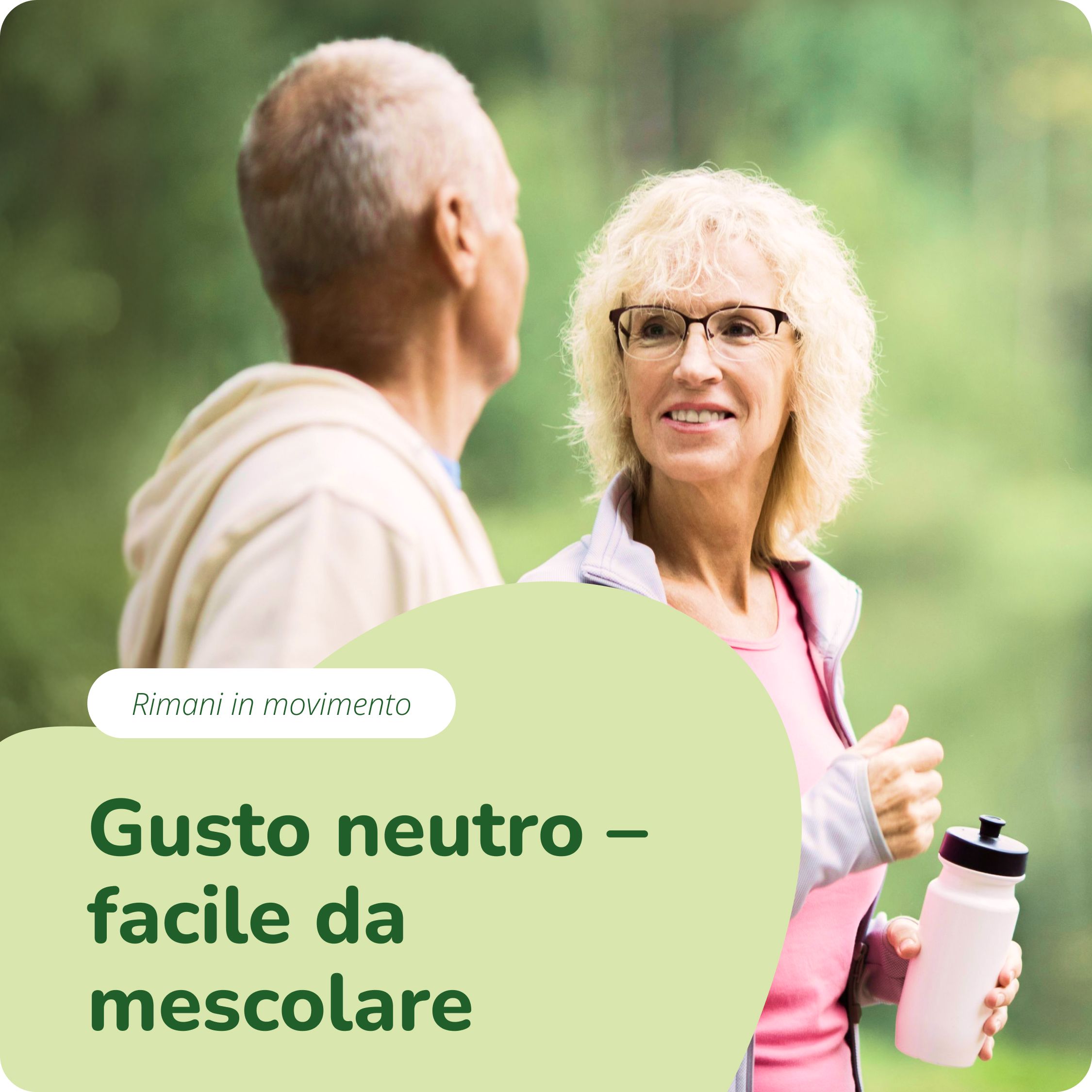 Busta di polvere MSM VEGAVERO. Testo: MSM cristallino. 1 kg MSM, 99,9% puro, fattore mesh 40-80, con misurino, senza additivi.