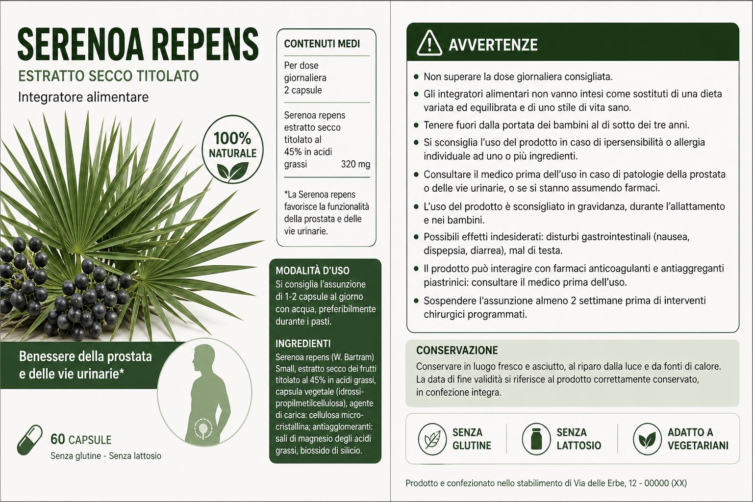 Trico Hair Italy Curaprost Integratore Prostata con Serenoa Repens alta titolazione