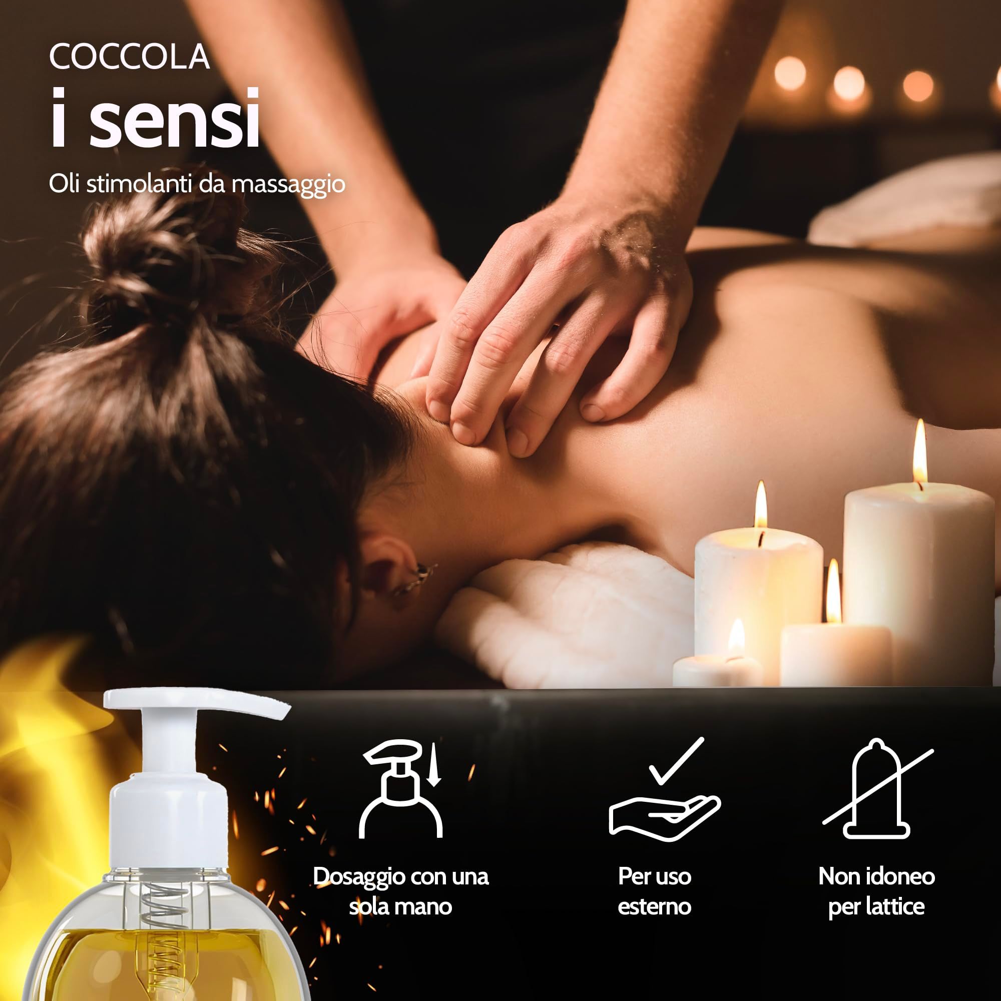 Vibratissimo Olio da Massaggio Hot Moments