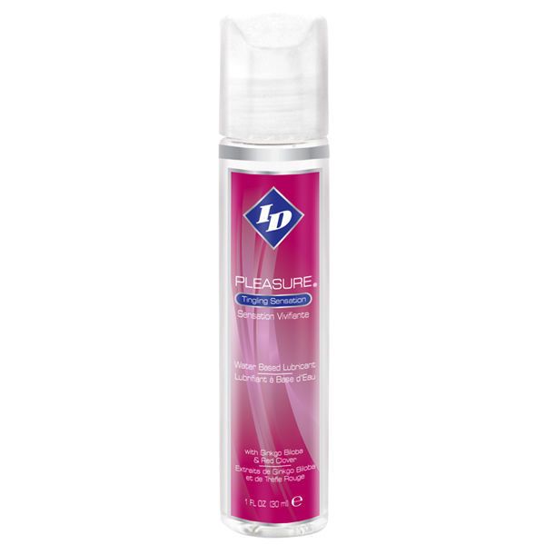 Lubrificante ID a base d'acqua, sensazione frizzante, flacone da 30 ml.