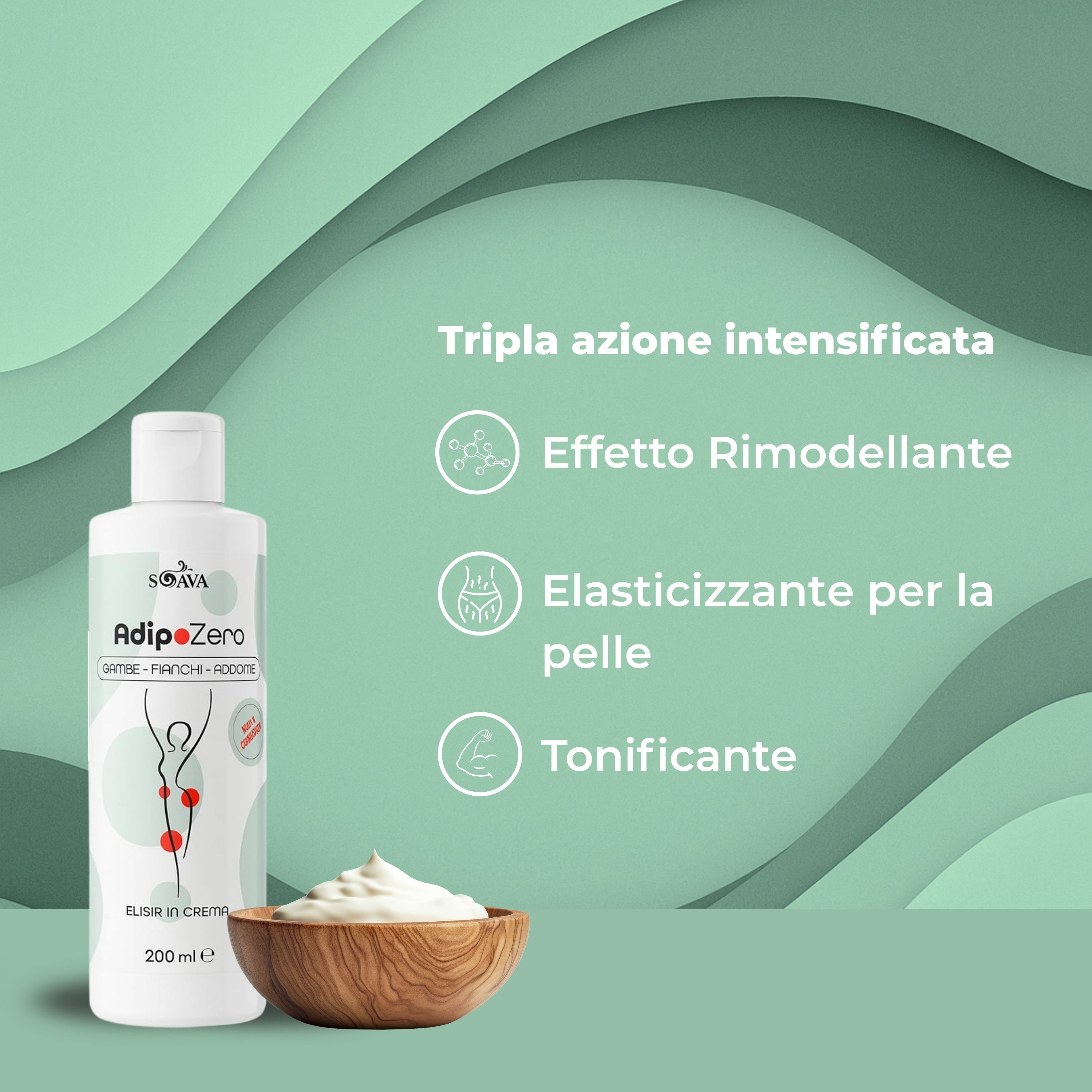 Aloha Labs AdipoZero Crema Corpo – Trattamento Rimodellante e Snellente Intensivo