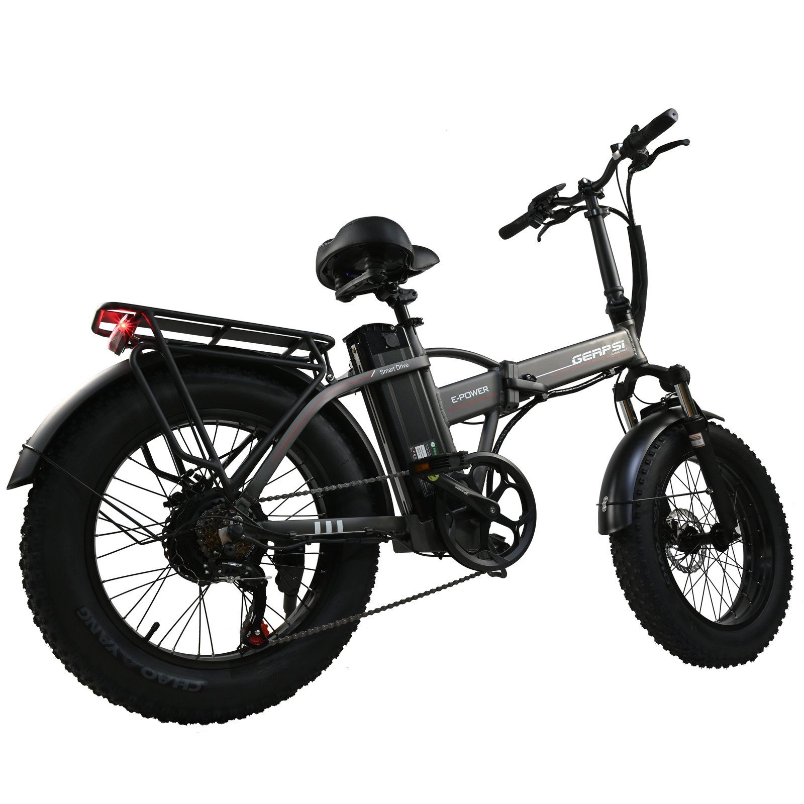 BAOLUJIE DZ2002 Bicicletta elettrica per adulti, batteria rimovibile da 48 V 16 Ah