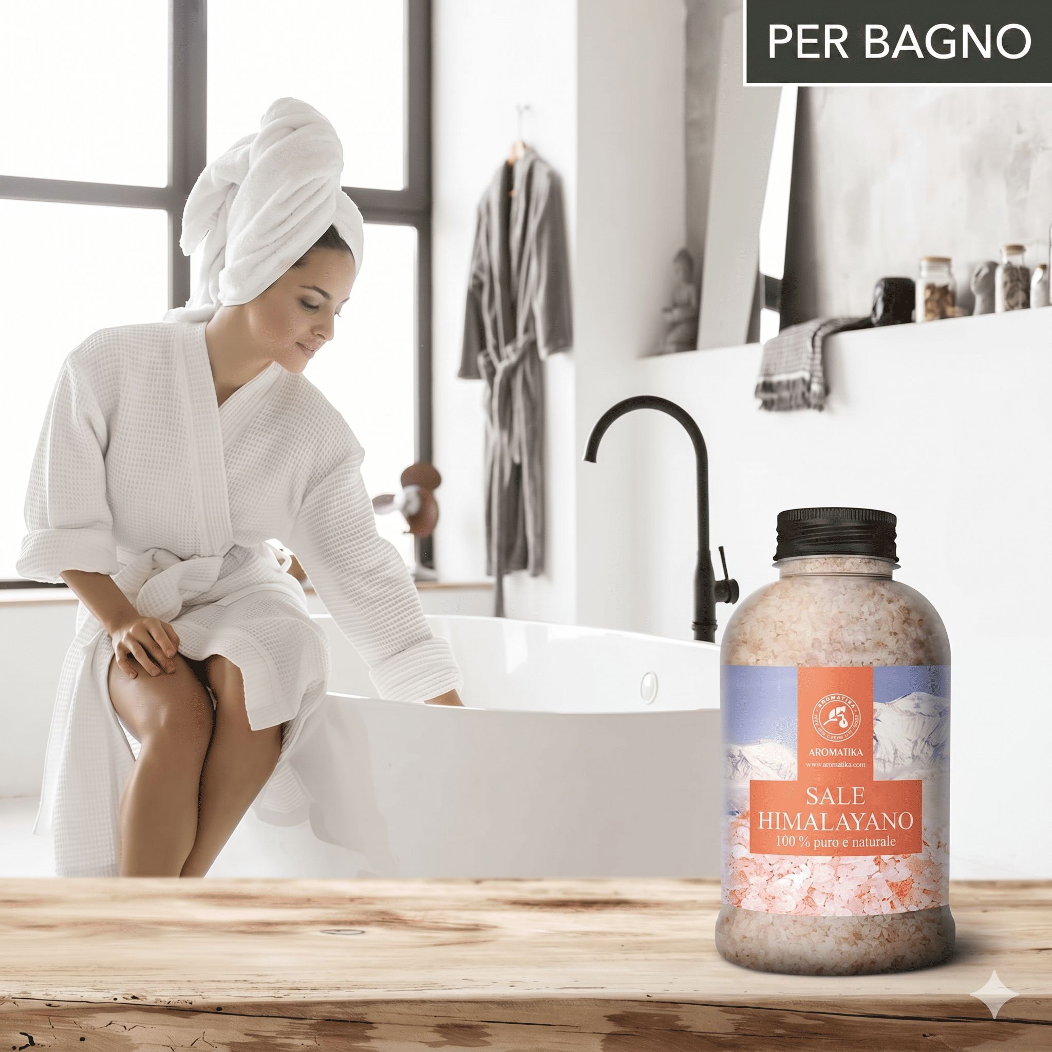 AROMATIKA Sale dell’Himalaya – sale rosa cristallino
