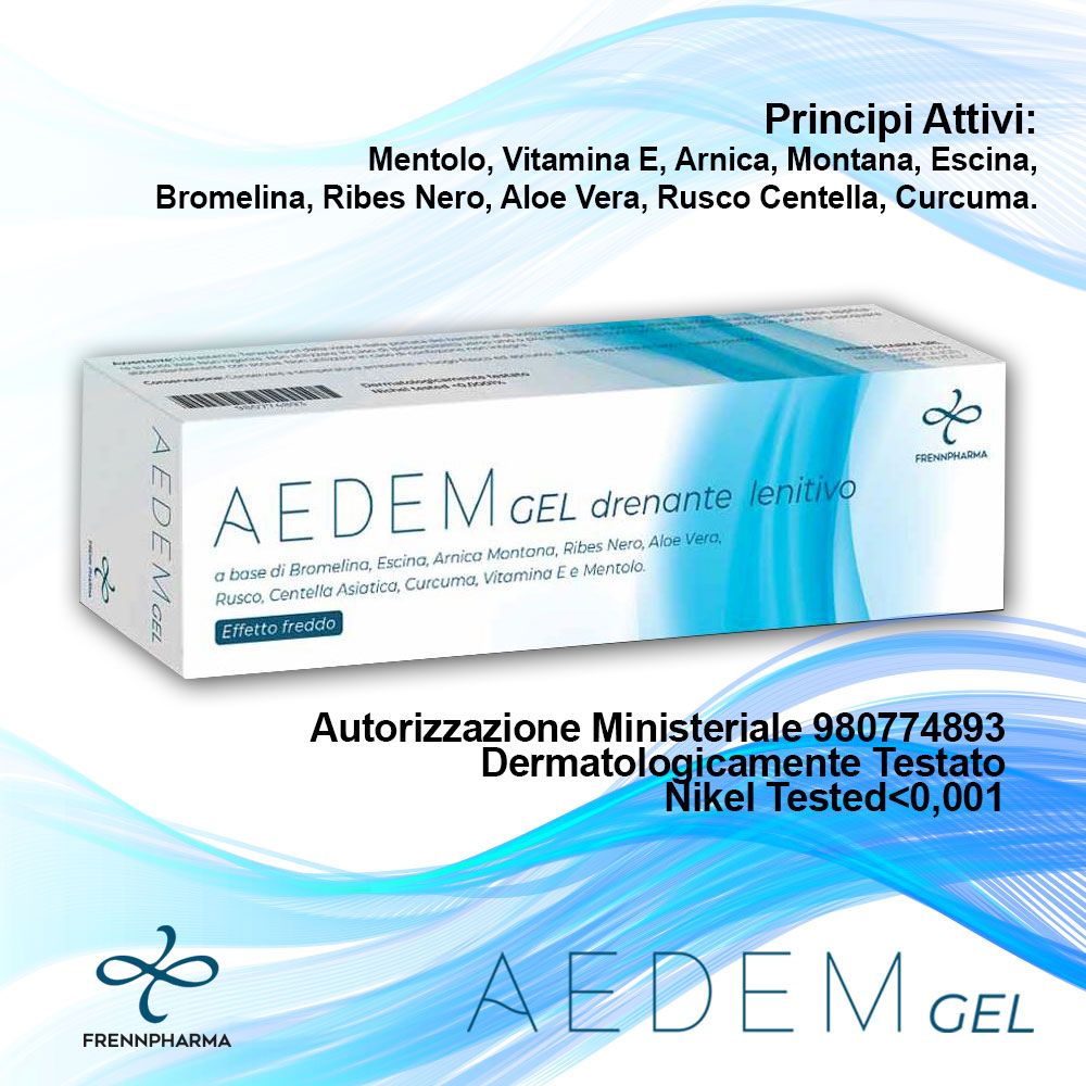 FRENNPHARMA  -Aedem gel drenante lenitivo