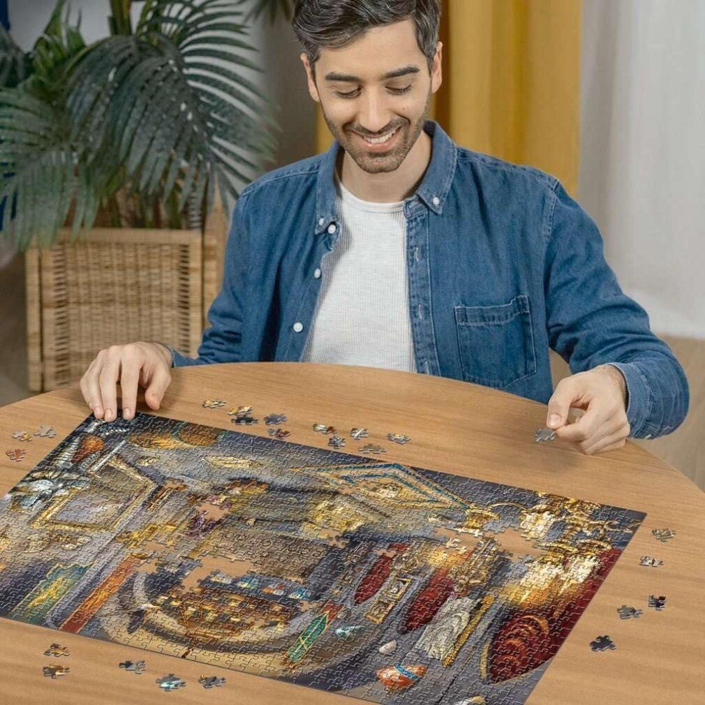 Un puzzle originale di qualità Ravensburger Il castello del Vampiro (1000 parti)