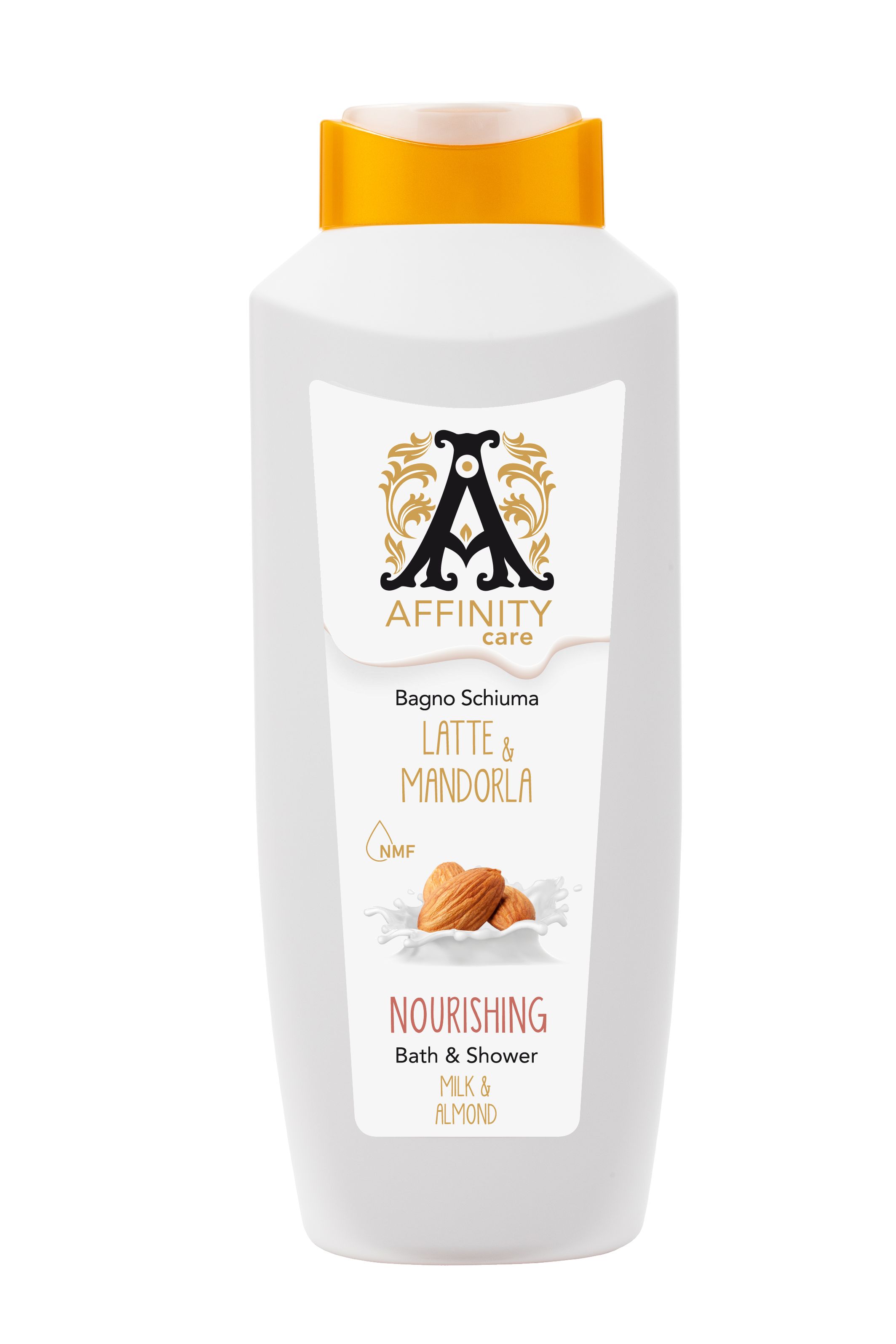 AFFINITY bagno schiuma latte e mandorla