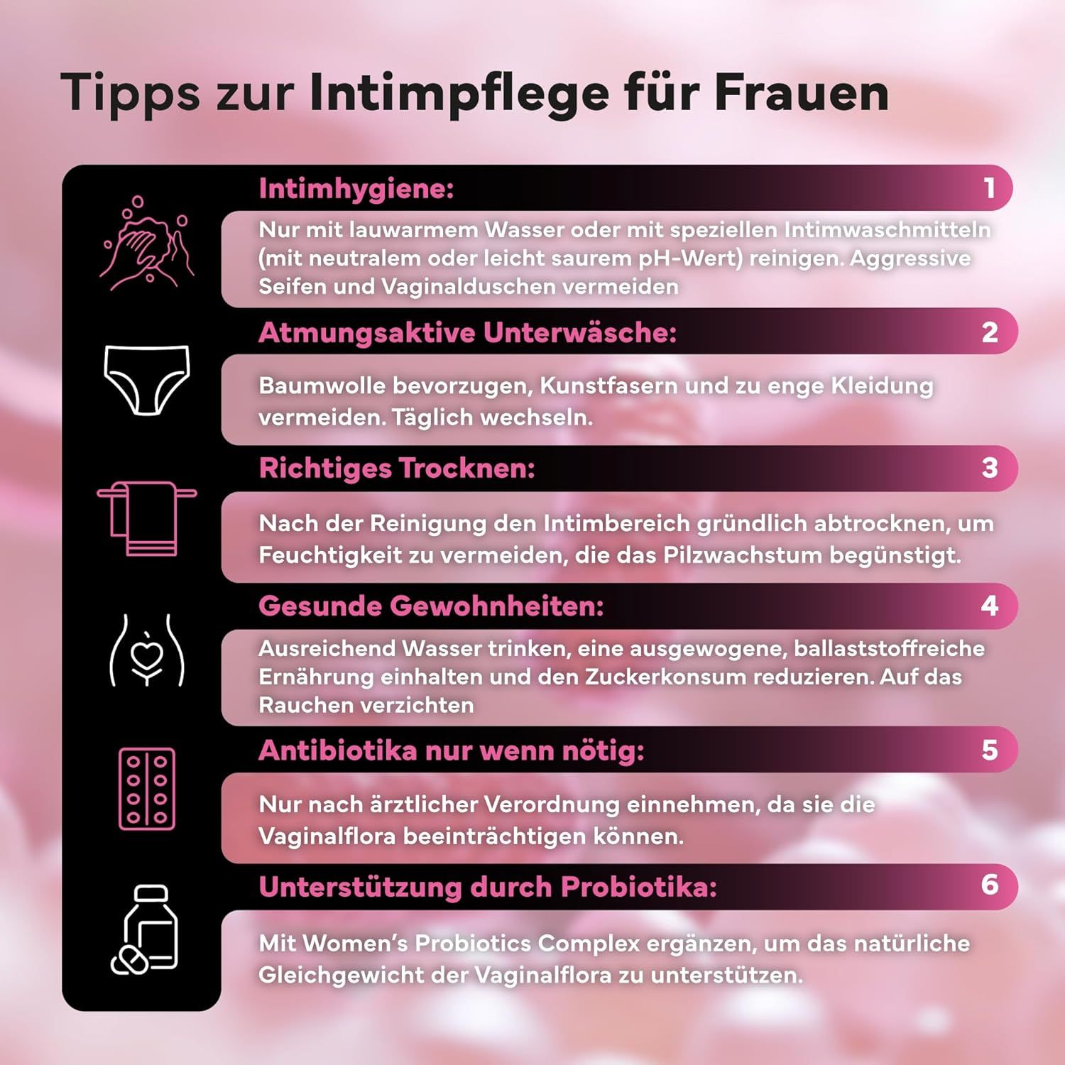 SEVENS NUTRITION Capsule Probiotiche per la Flora Intima Femminile