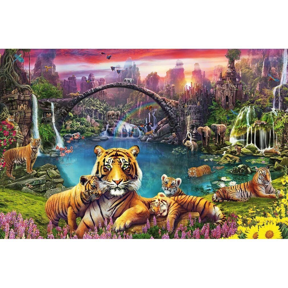 Puzzle ravensburger Tigre in paradiso 3000 pezzi