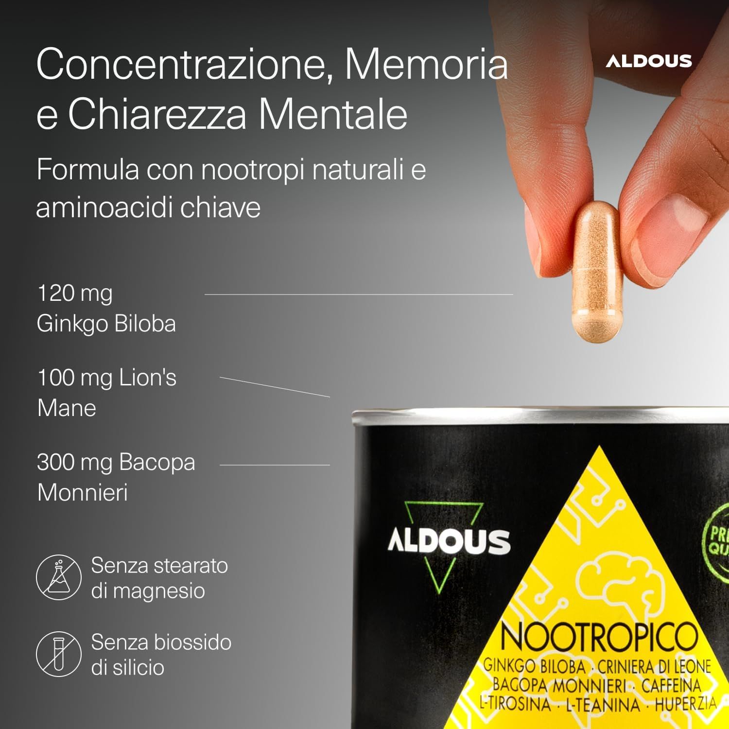 Aldous Capsule Nootropiche Naturali