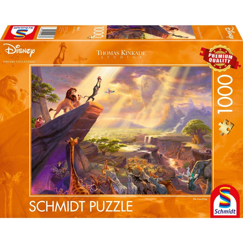 Studi Thomas Kinkade: Collezione Disney Dreams - Il Re Leone (1000 pezzi)