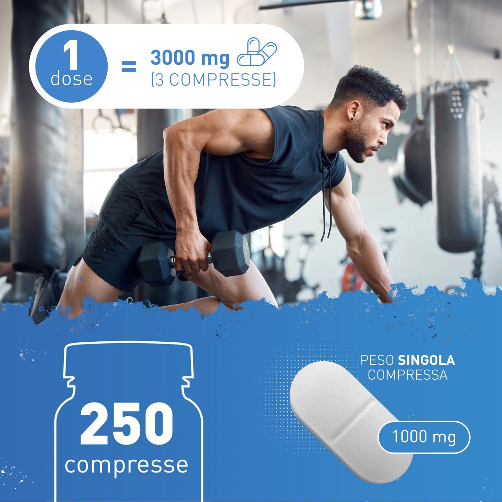 VitaminPure® Creatina Monoidrata Micronizzata Pura Per Forza, Recupero e Resistenza