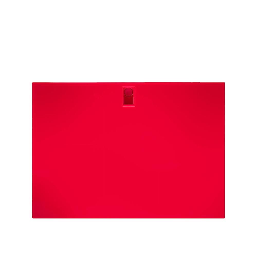 Flacone rettangolare rosso, Gucci Rush, Eau de Toilette pour Femme. Apertura quadrata in alto.