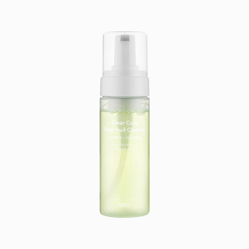 Purito Seoul Clear Code Superfruit Cleanser - Detergente viso vegano per uso quotidiano
