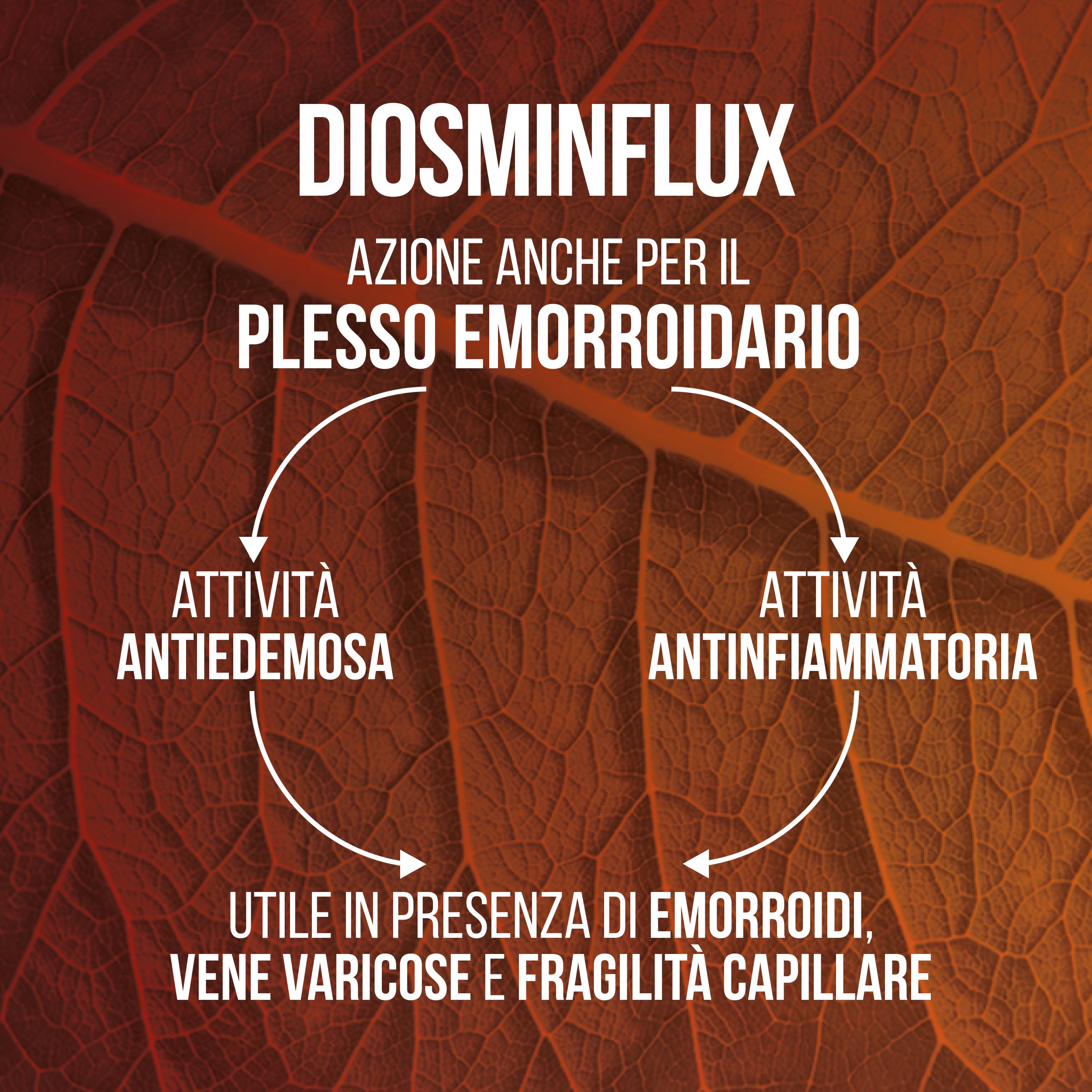 LA.GA Diosminflux Integratore Microcircolo per Vene Varicose