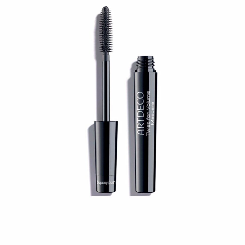 Artdeco Twist for Volume Mascara. Tubo di mascara nero con spazzola. Scritta: ARTDECO, Twist for Volume Mascara.