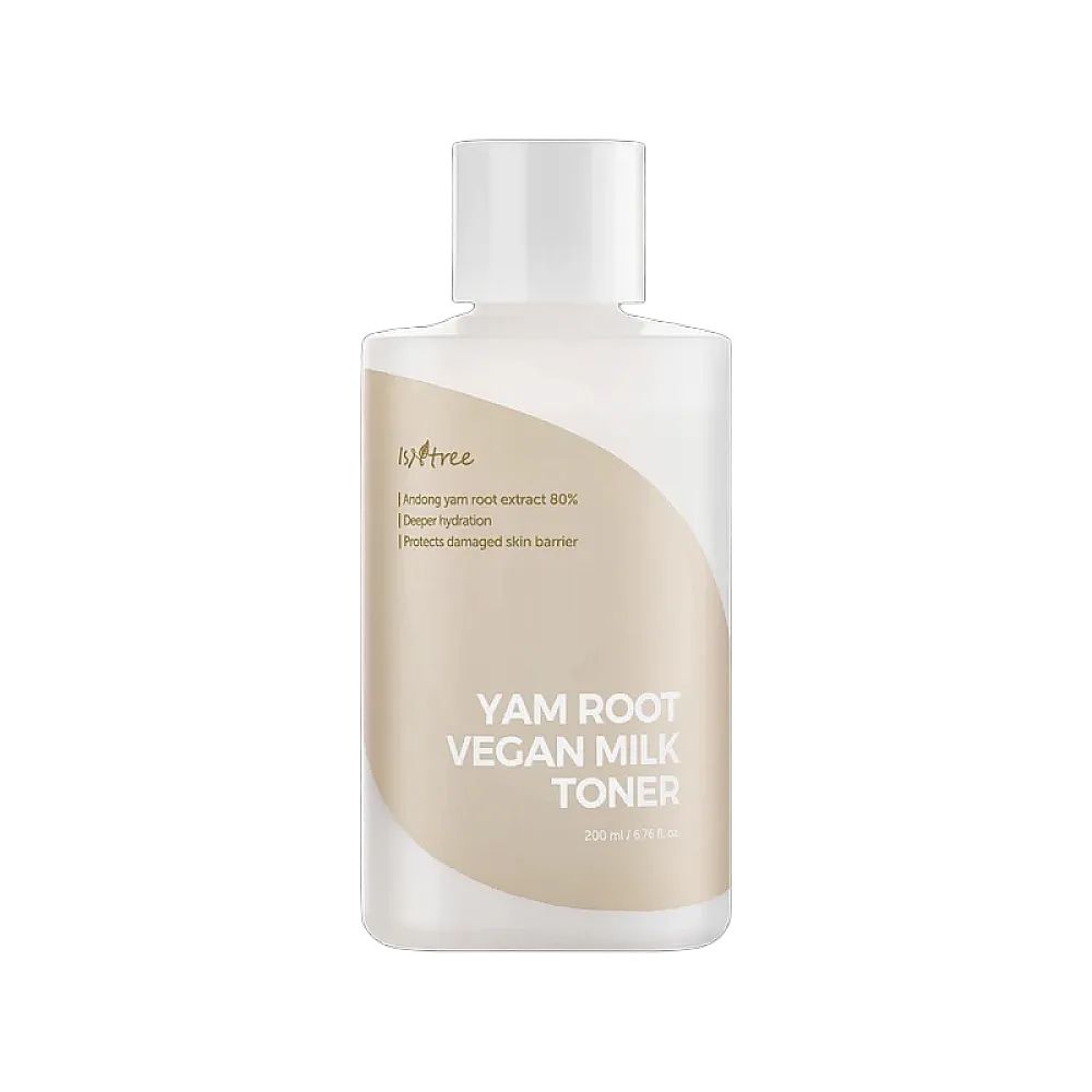 Isntree Yam Root Vegan Milk - latte tonico nutriente e idratante, 200 ml.