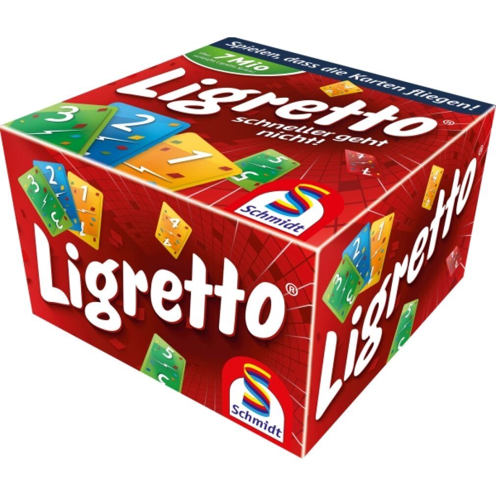 Schmidt Spiele Ligretto, gioco di carte (rosso)