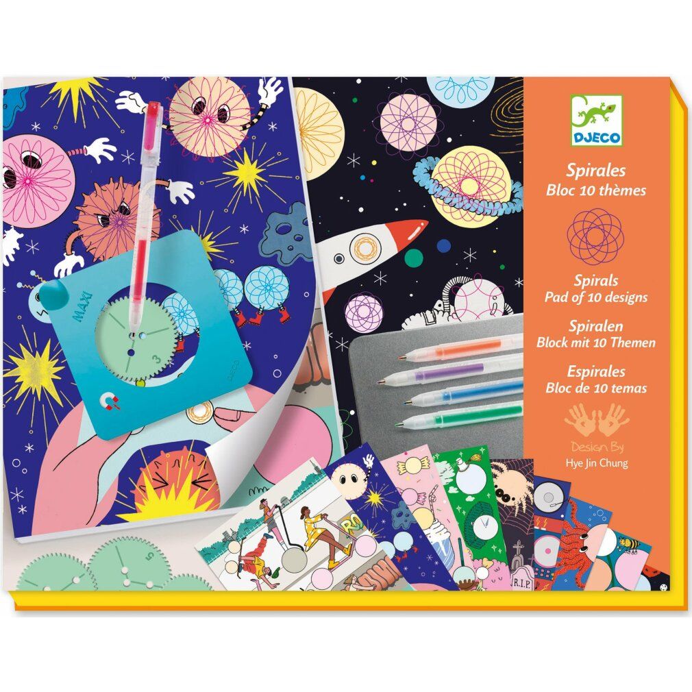 djeco spirali Creative Set Deco - 10 motivi