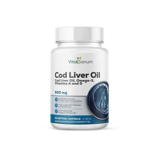 VitaSanum® - Olio di fegato di merluzzo 500 mg