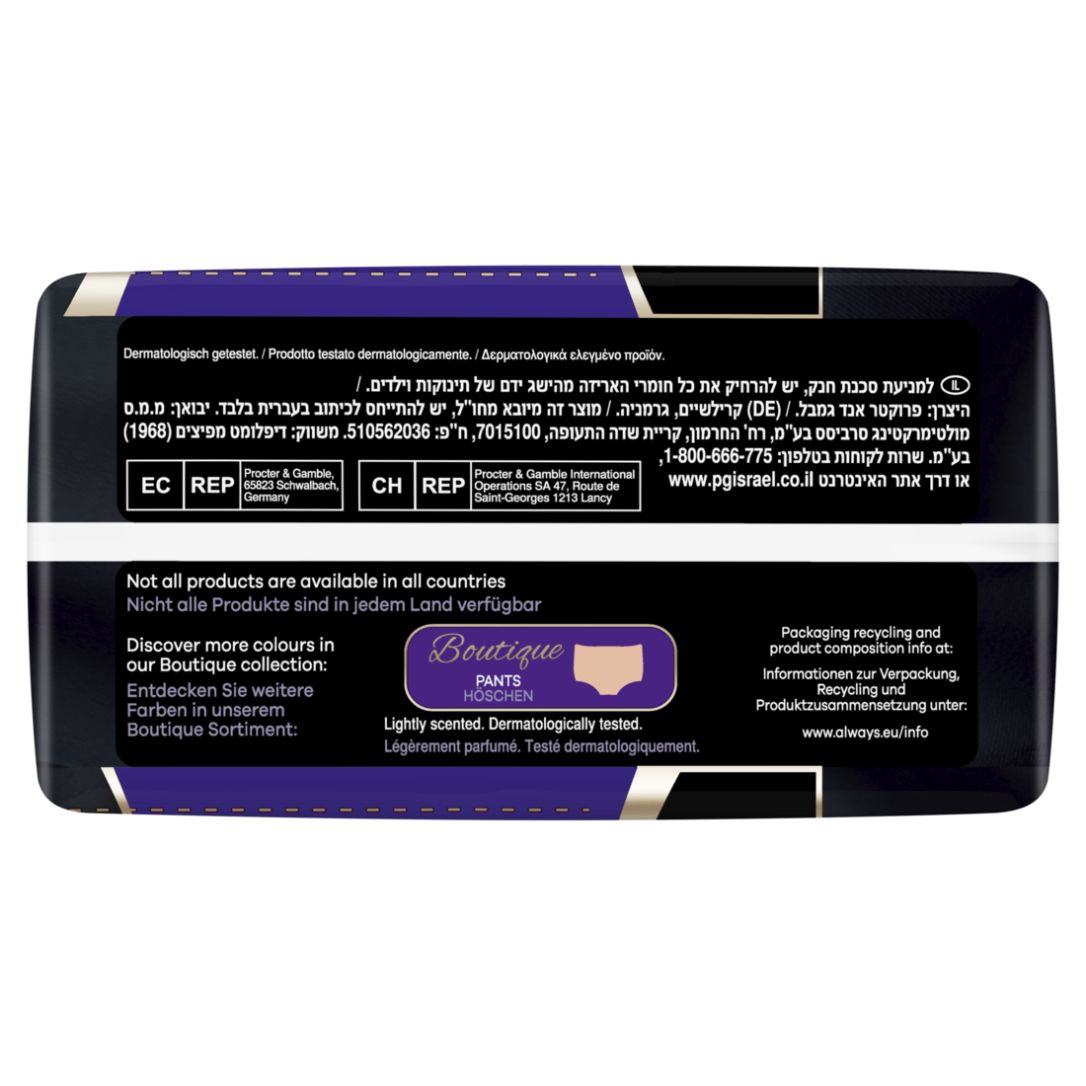 Retro della confezione. Testo e pittogrammi.