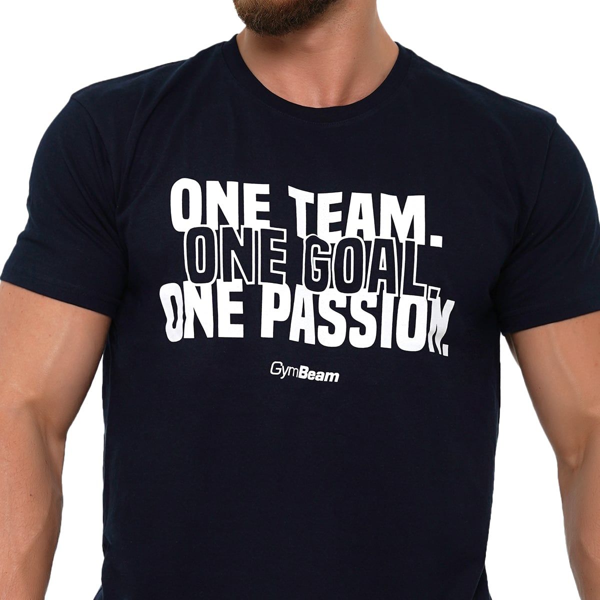 GymBeam T-shirt uomo regular One Team navy