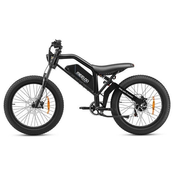 MEELOD XT600 Bicicletta elettrica retrò da 26" per tutti i terreni, 750W 48V 18Ah