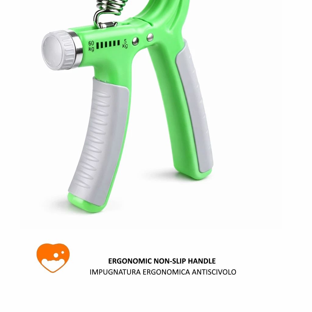Allenatore manuale Hand Grip Regolabile 5 – 60 Kg  2 pz