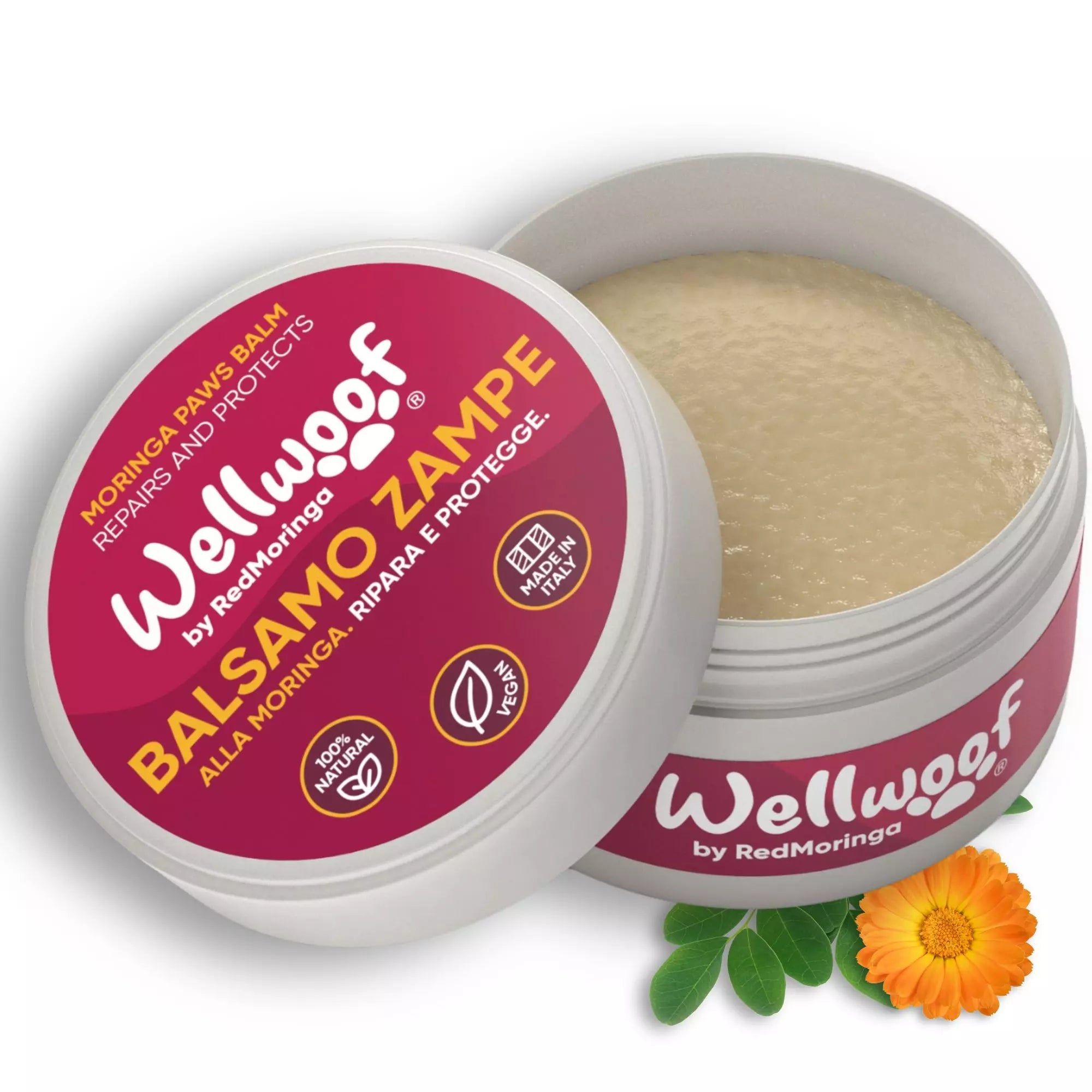 WellWoof Crema Zampe e Polpastrelli per Cani e Gatti