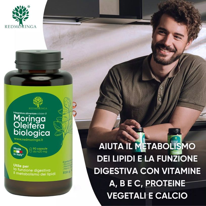RedMoringa BOOST – TRATTAMENTO ENERGETICO 180 Capsule